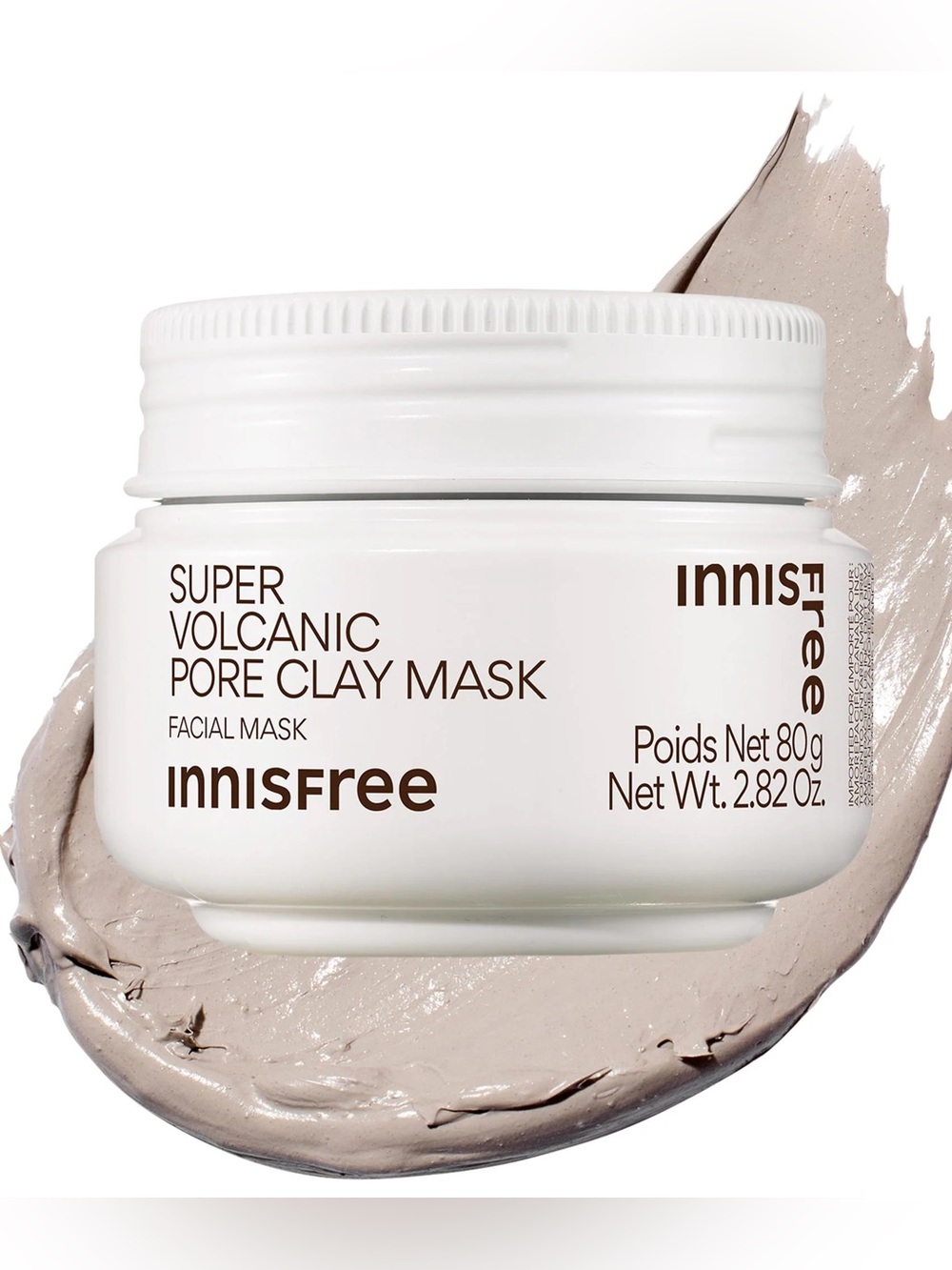 Innisfree Korean Super Volcanic Pore Detoxing Facial Clay Mask Oil Control NEW